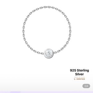 Elegant Silver Ring NWOT